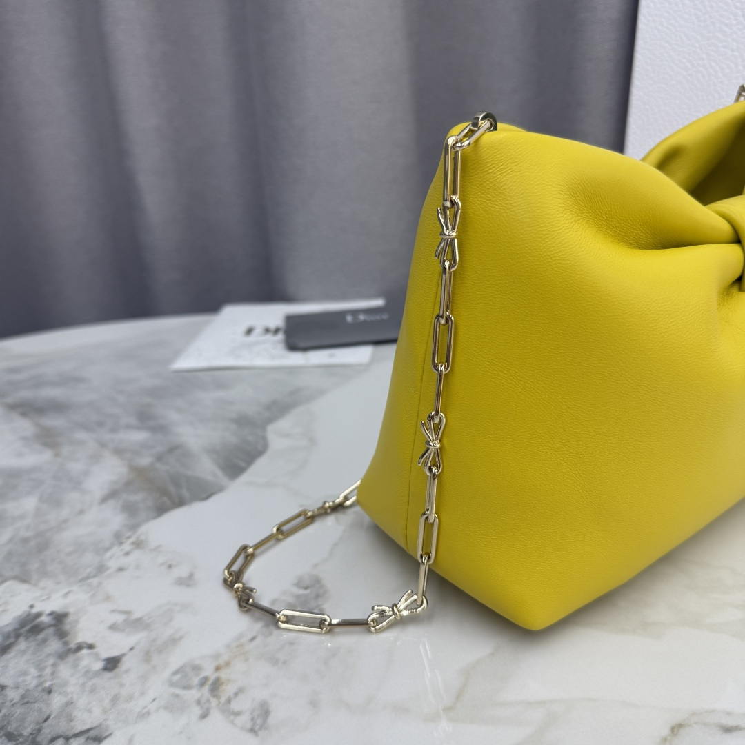 Dior Small Dior Bow Bag Lambskin M0715 Gold Yellow