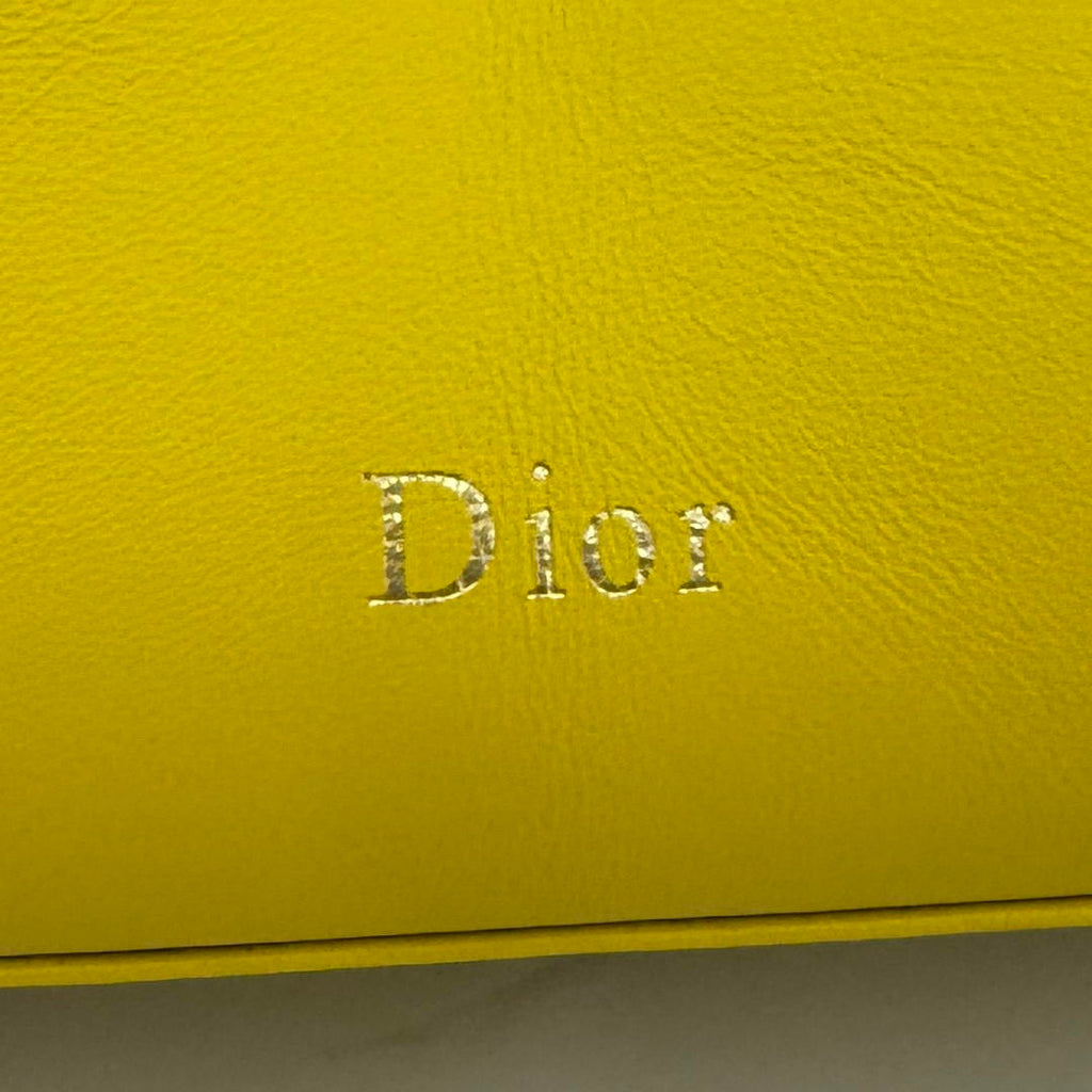 Dior Small Dior Bow Bag Lambskin M0715 Gold Yellow