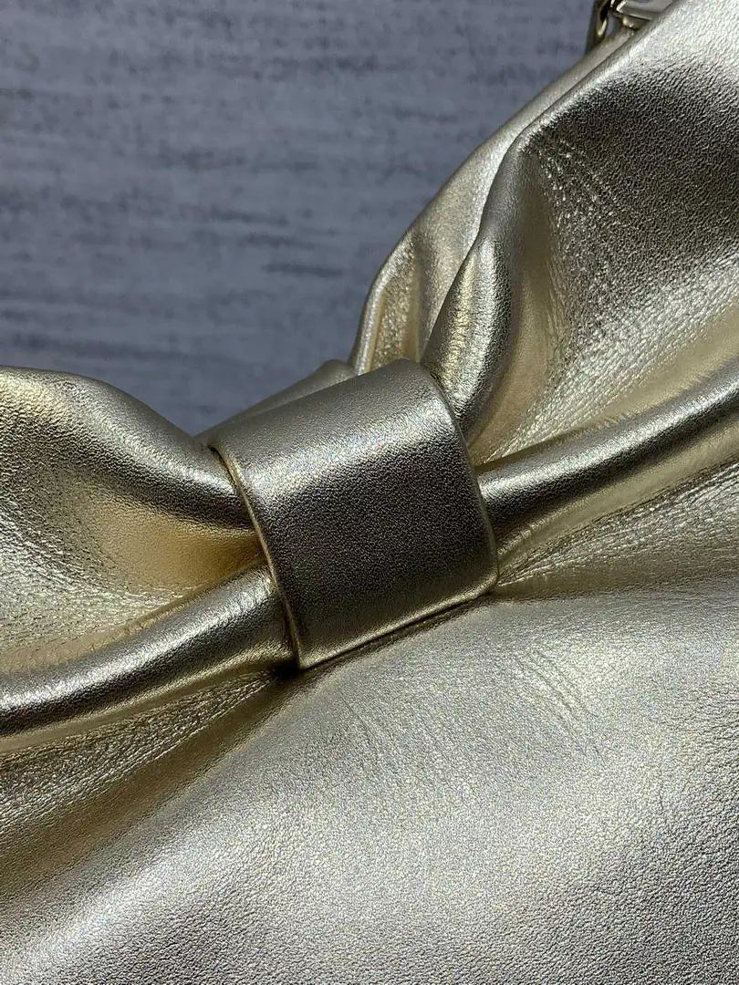 Dior Small Dior Bow Bag Lambskin M0715 Gold