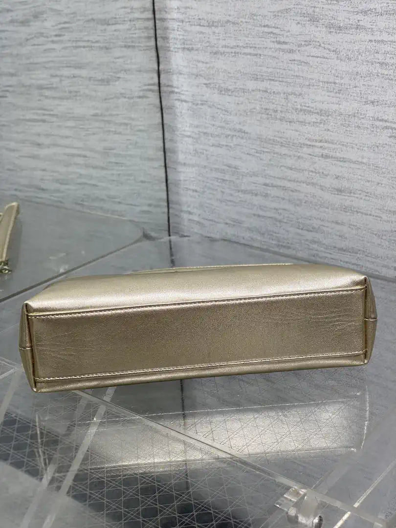 Dior Small Dior Bow Bag Lambskin M0715 Gold