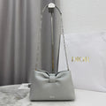Dior Small Dior Bow Bag Lambskin M0715 Gray