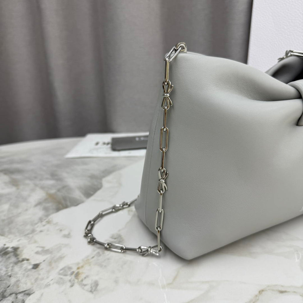 Dior Small Dior Bow Bag Lambskin M0715 Gray