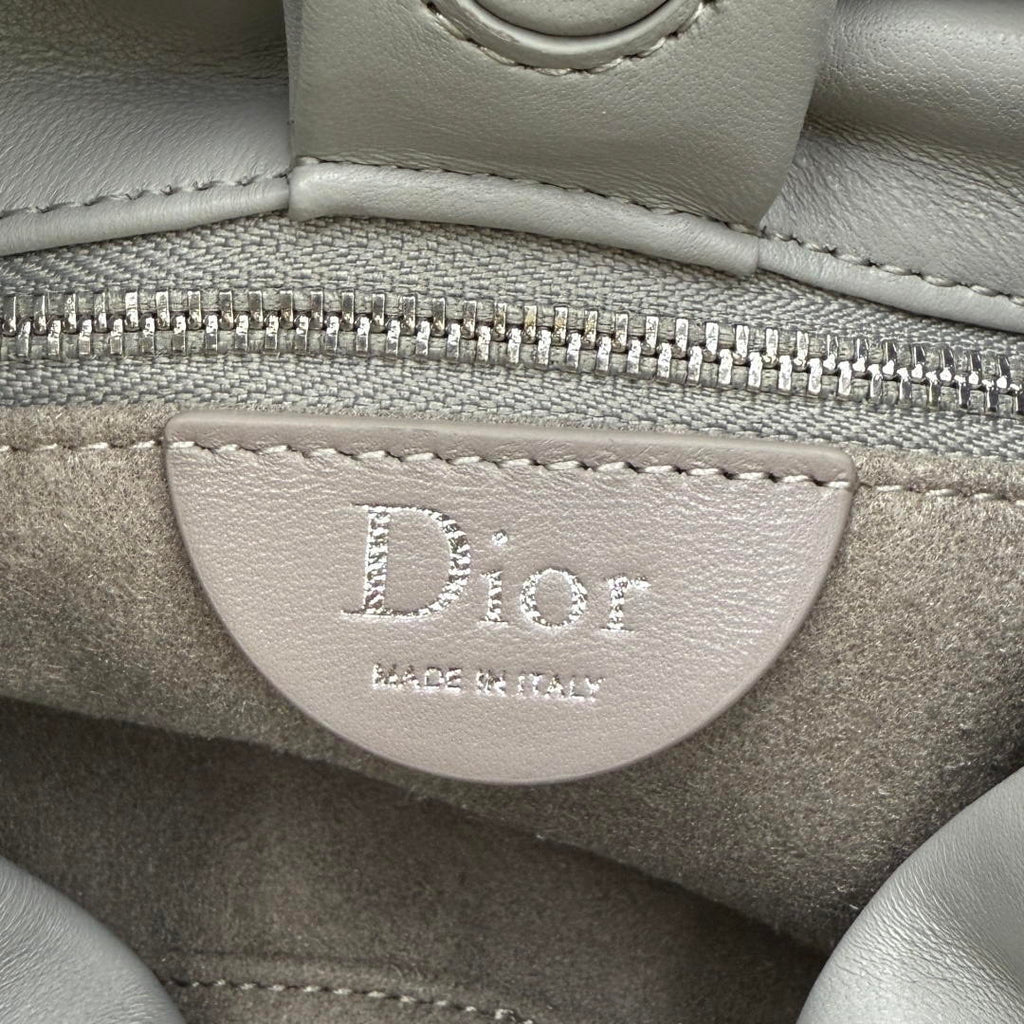 Dior Small Dior Bow Bag Lambskin M0715 Gray