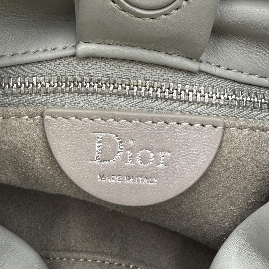 Dior Small Dior Bow Bag Lambskin M0715 Gray