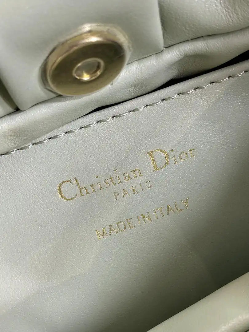 Dior Small Dior Bow Bag Lambskin M0715 Light Green
