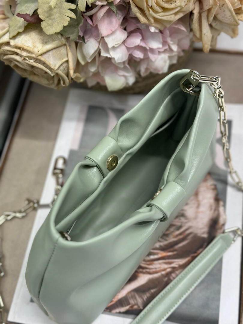 Dior Small Dior Bow Bag Lambskin M0715 Litgh Green - Default Title - View 7