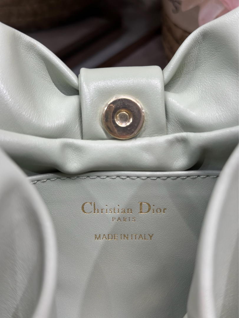 Dior Small Dior Bow Bag Lambskin M0715 Litgh Green