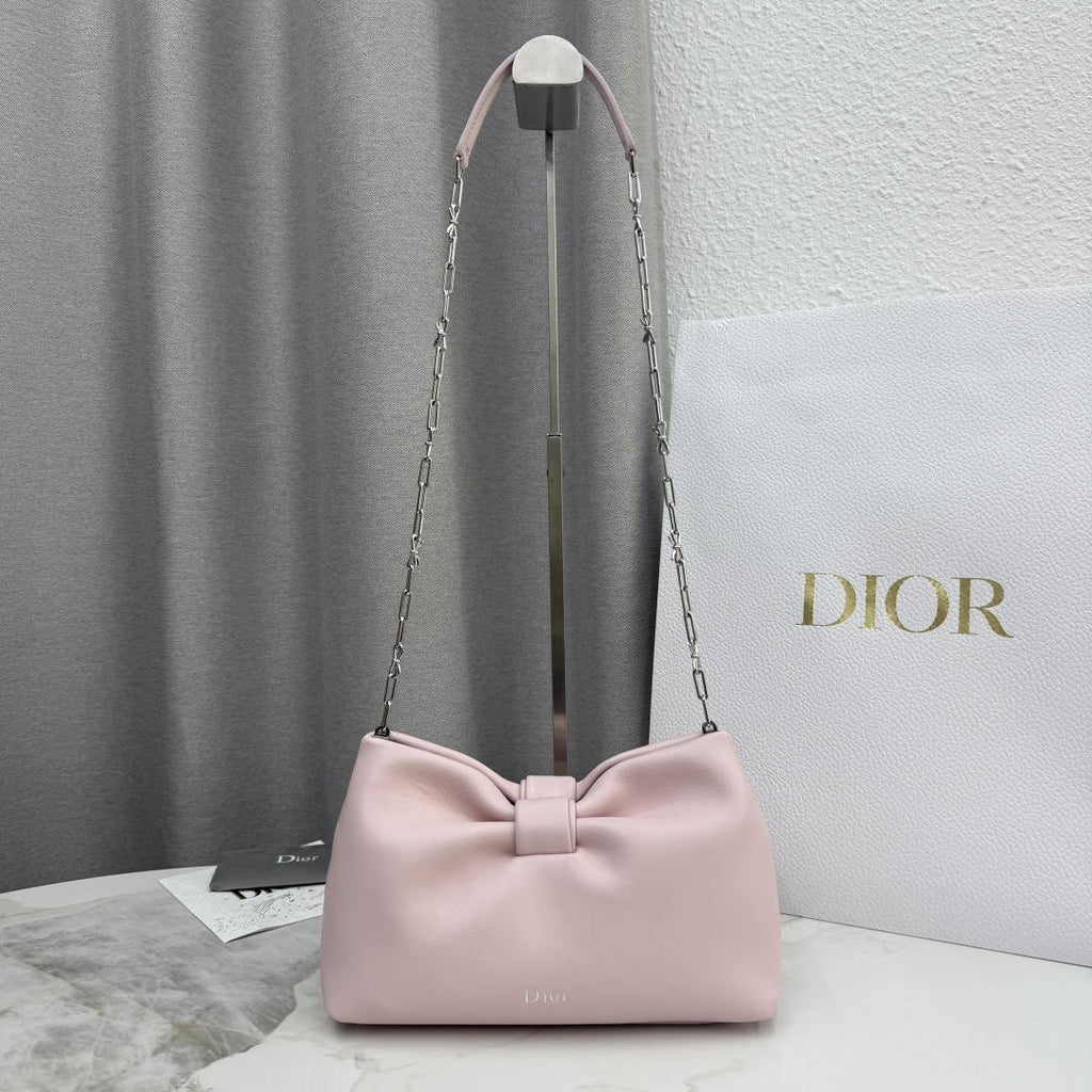 Dior Small Dior Bow Bag Lambskin M0715 Pink