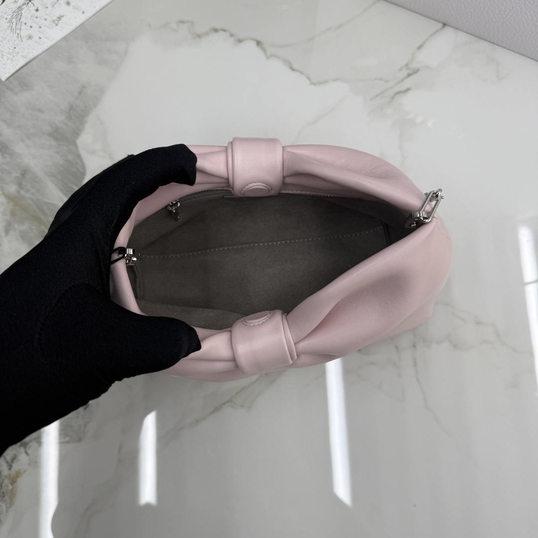 Dior Small Dior Bow Bag Lambskin M0715 Pink