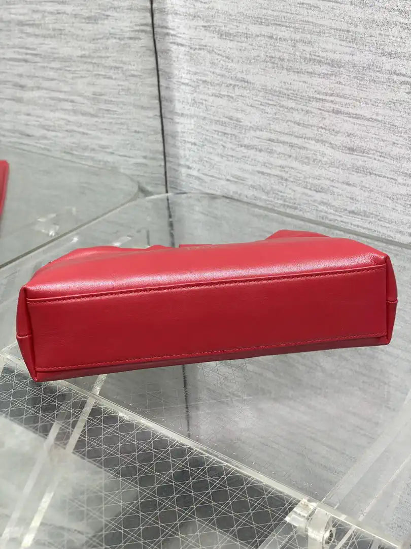 Dior Small Dior Bow Bag Lambskin M0715 Red