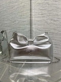 Dior Small Dior Bow Bag Lambskin M0715 Silver