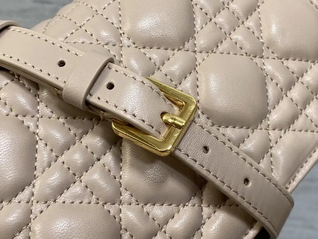 Dior Small Dior Jolie Bag With Chain Pink Cannage Calfskin S3117