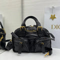 Dior Smalll Grand Tour Bowling Bag 28cm Black