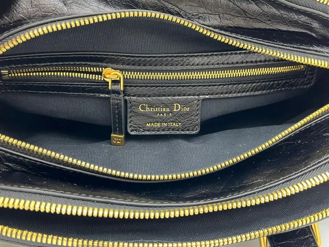 Dior Smalll Grand Tour Bowling Bag 28cm Black