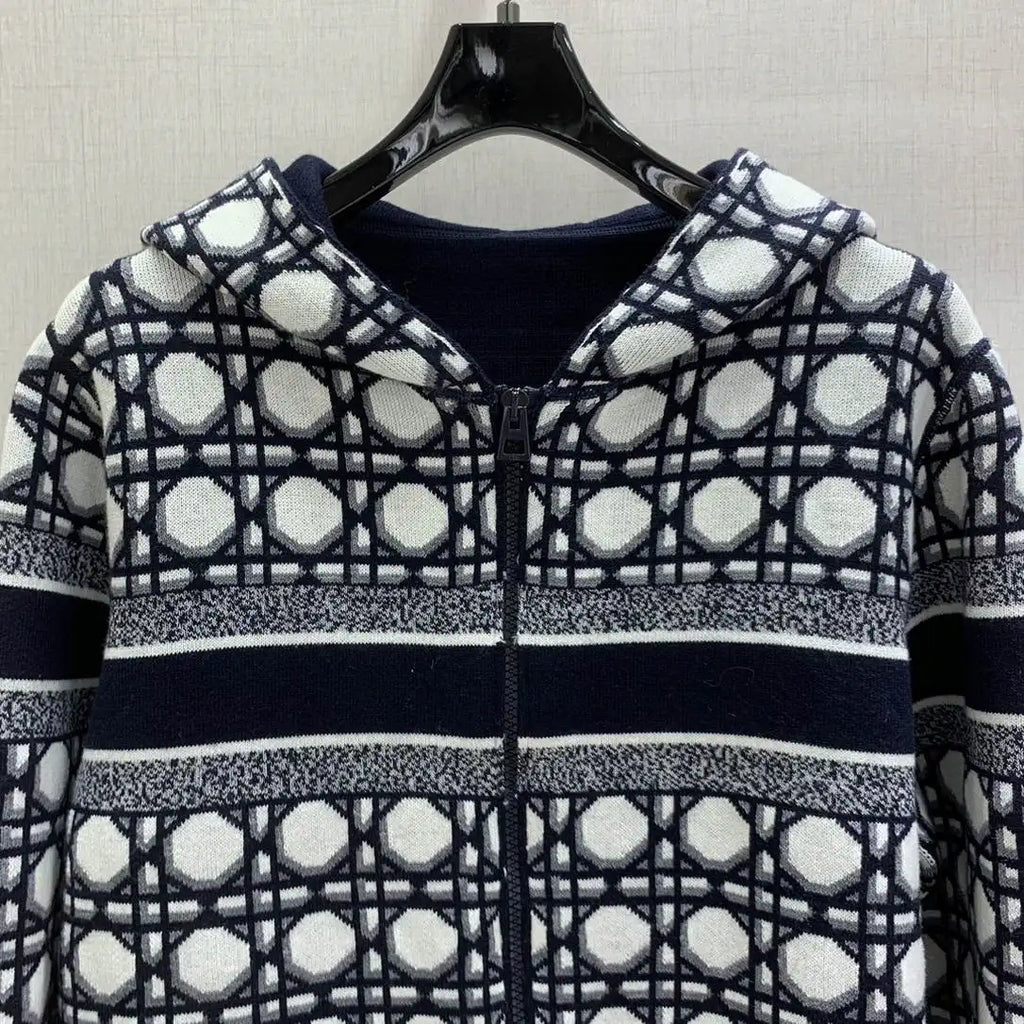 Dior Women 2025 Reversible Knit Cardigan cashmere Sweater D38615