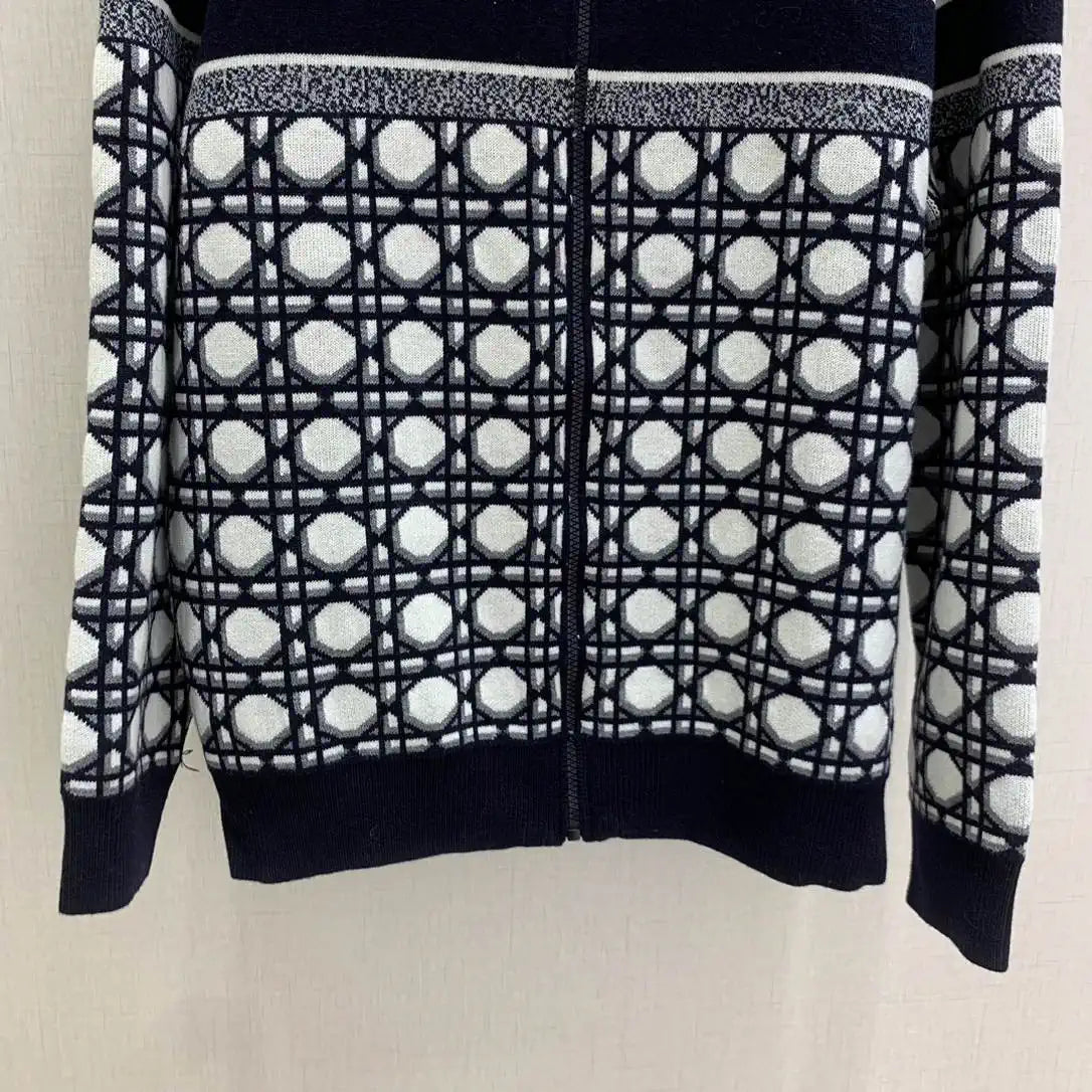 Dior Women 2025 Reversible Knit Cardigan cashmere Sweater D38615