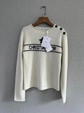 Dior Women Anchor Shoulder Lucky Star cashmere Sweater D38616