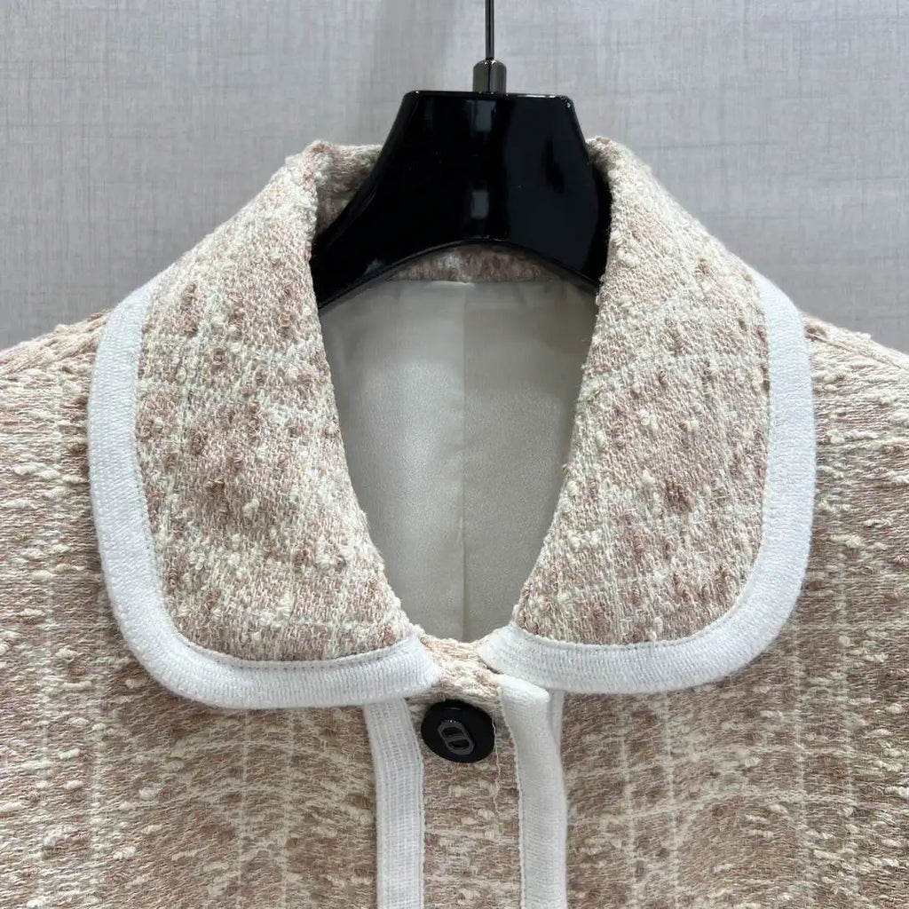 Dior Women Diamond-check woolen jacket Clothing D38692