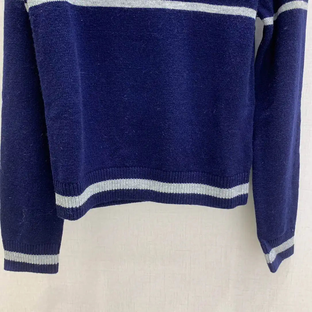 Dior Women Five-pointed star jacquard logo knitted long sleeve cashmere Sweater D38614