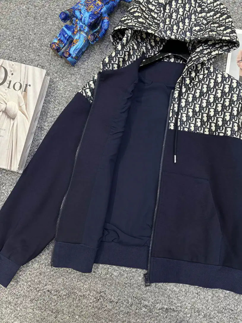 Dior Women Hoodie Jacket & Wide-Leg Pants D386707