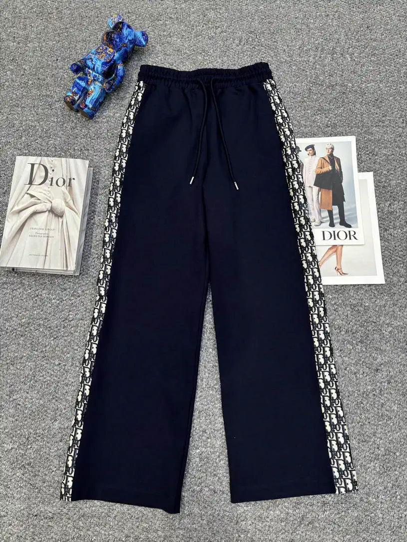 Dior Women Hoodie Jacket & Wide-Leg Pants D386707