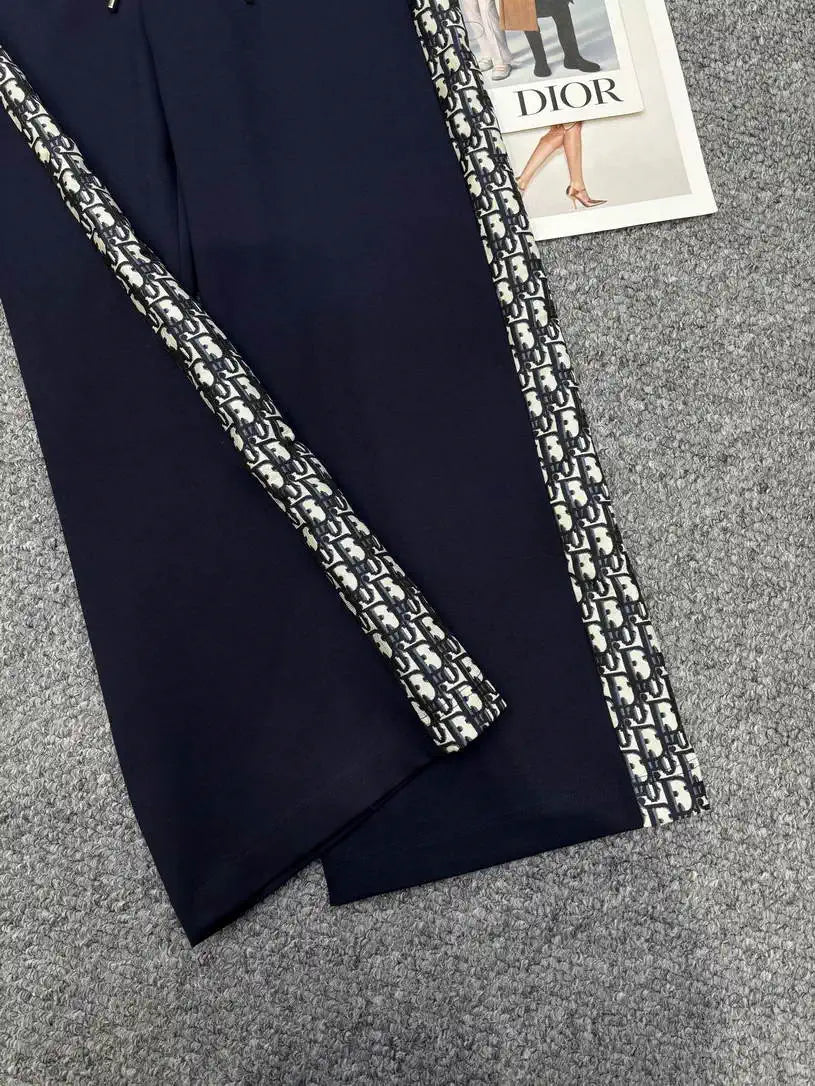 Dior Women Hoodie Jacket & Wide-Leg Pants D386707