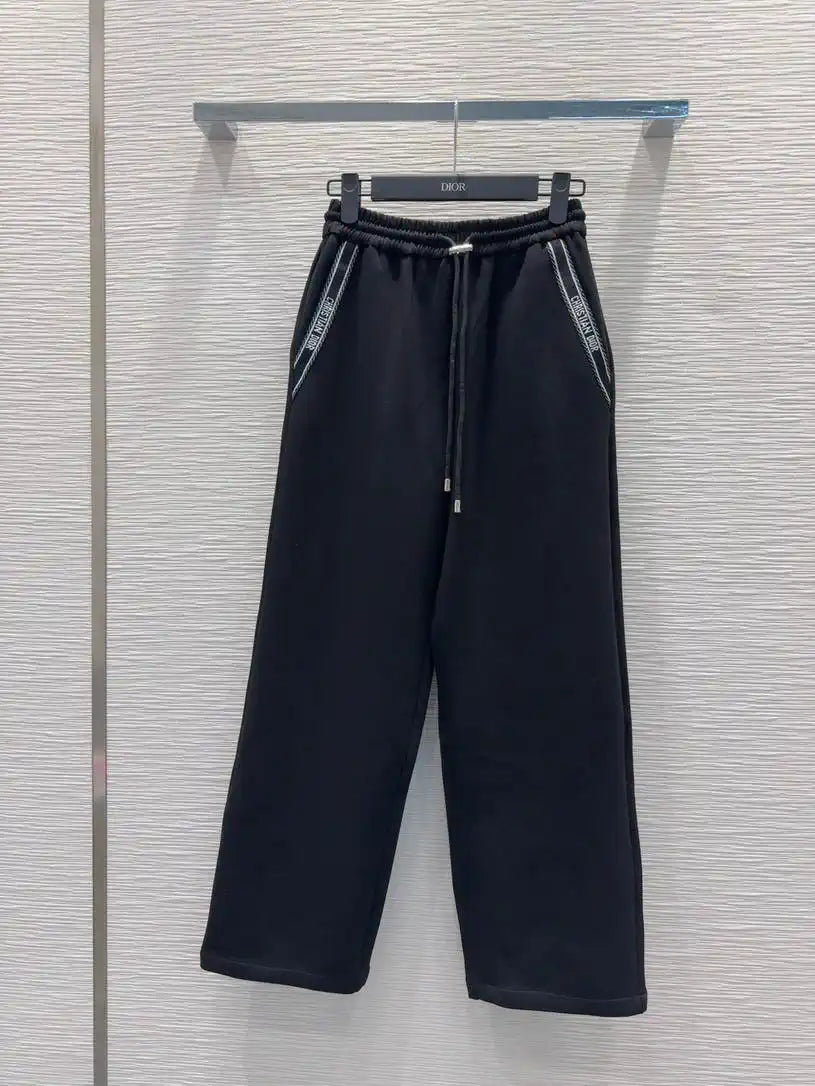 Dior Women Hoodie Jacket & Wide-Leg Pants D386708