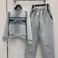Dior Women Hoodie Jacket & Wide-Leg Pants D386709