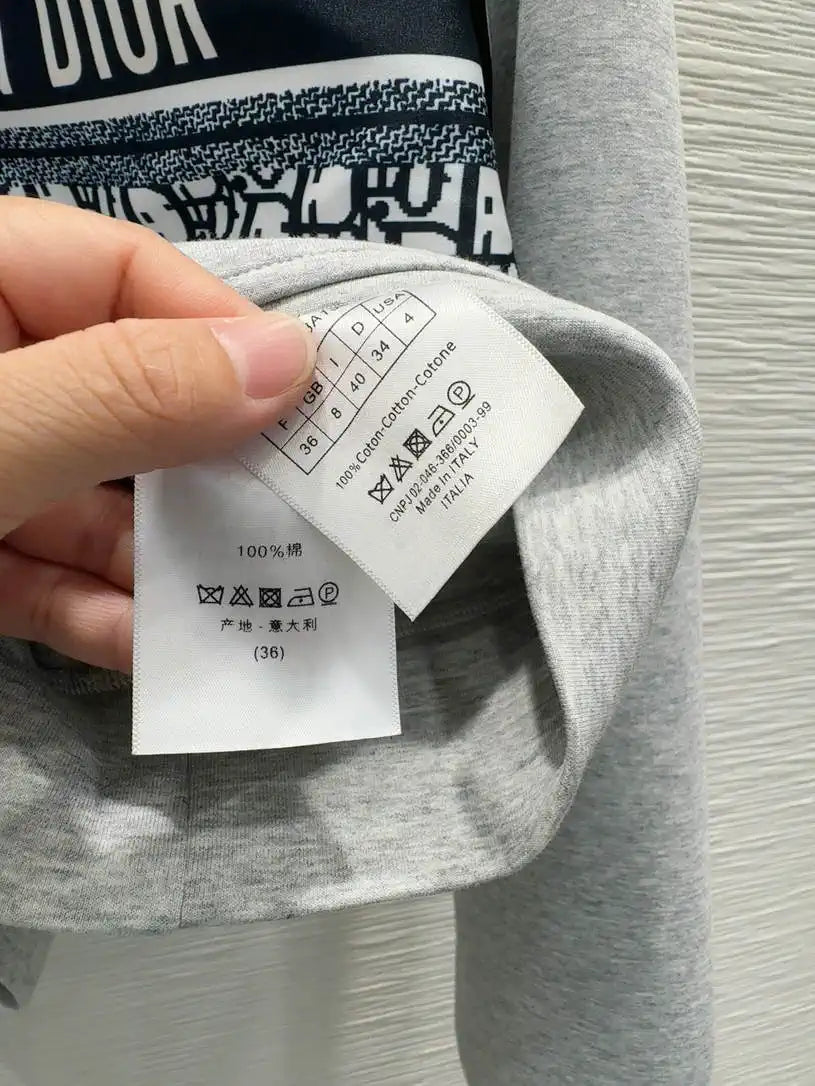 Dior Women Hoodie Jacket & Wide-Leg Pants D386709