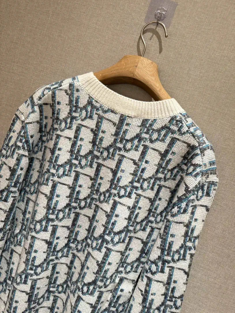 Dior Women Illusion Sapphire Sesame Sole Sweater D38610