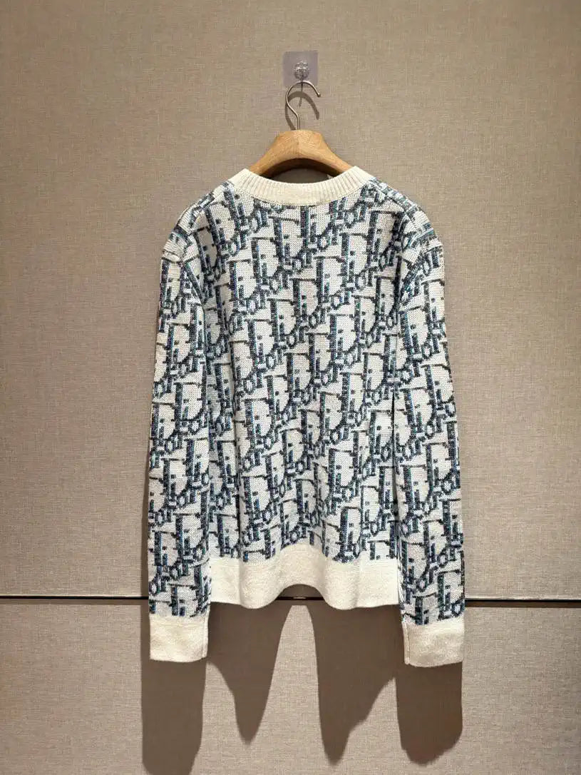 Dior Women Illusion Sapphire Sesame Sole Sweater D38610