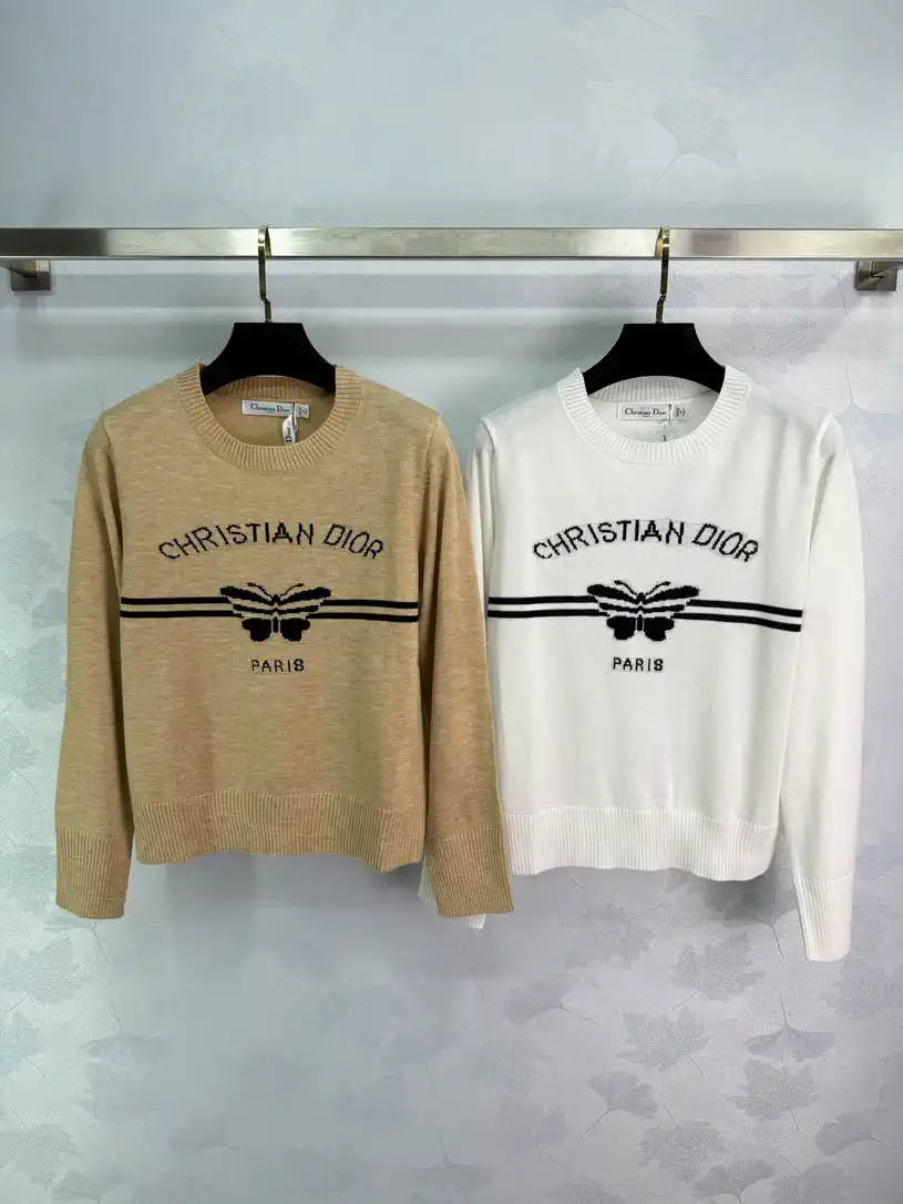Dior Women Knitted  Butterfly  Sweater D38613