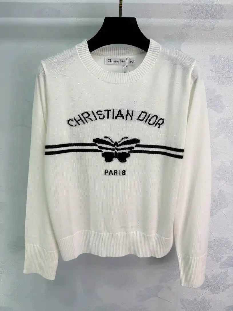 Dior Women Knitted  Butterfly  Sweater D38613