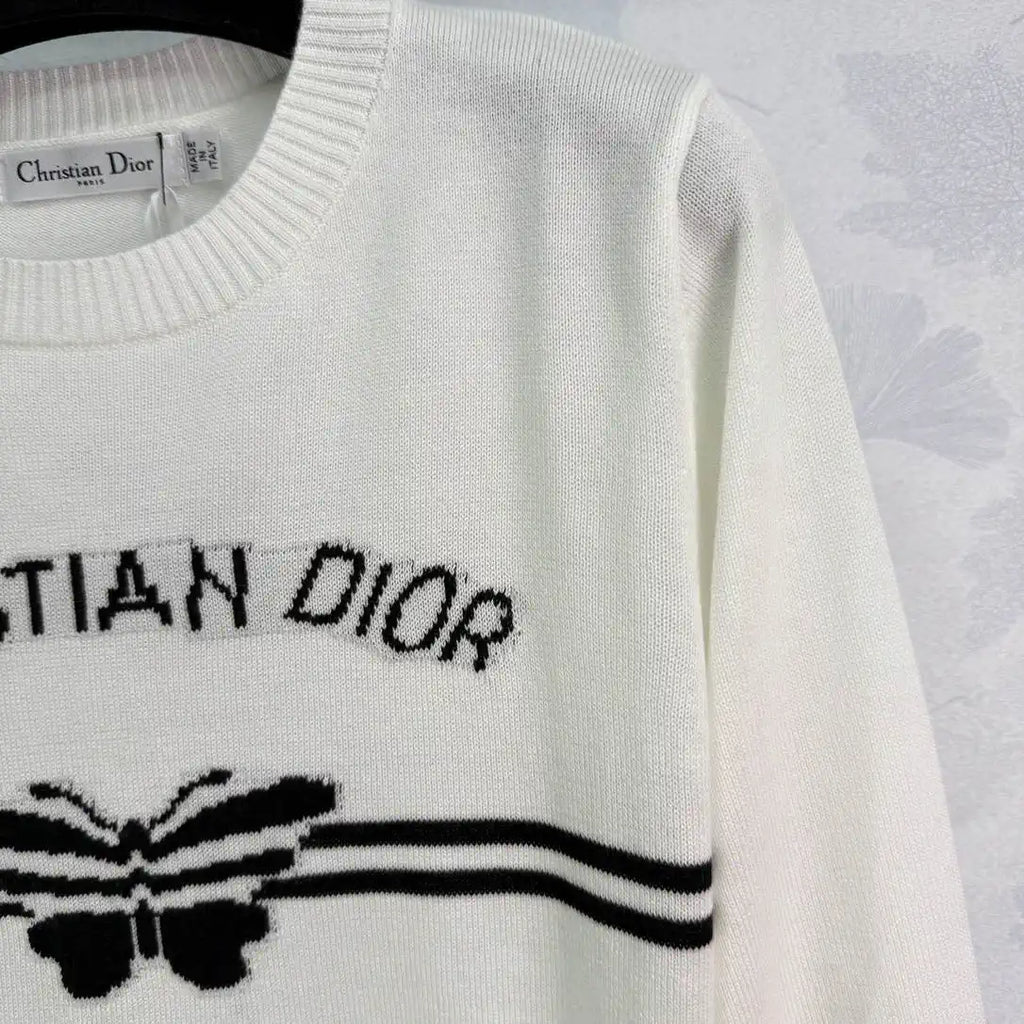 Dior Women Knitted  Butterfly  Sweater D38613