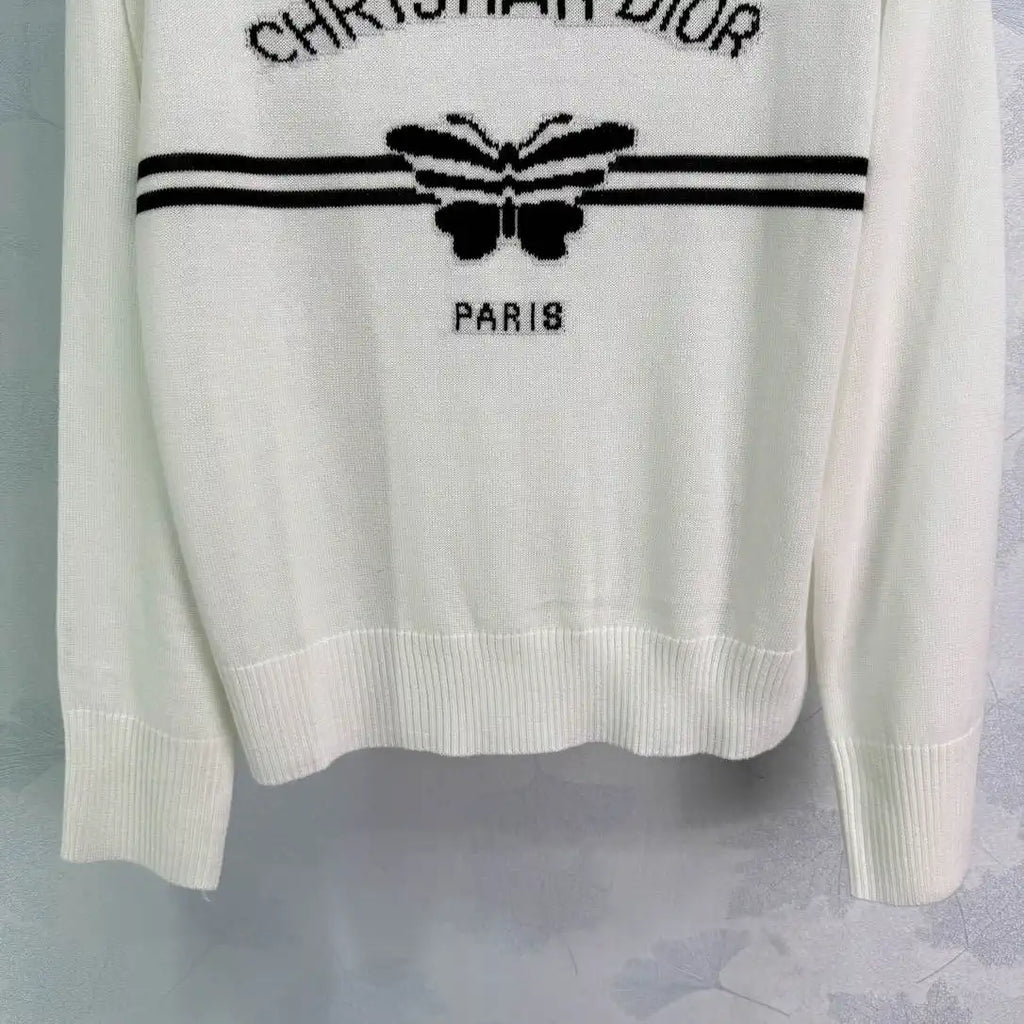 Dior Women Knitted  Butterfly  Sweater D38613