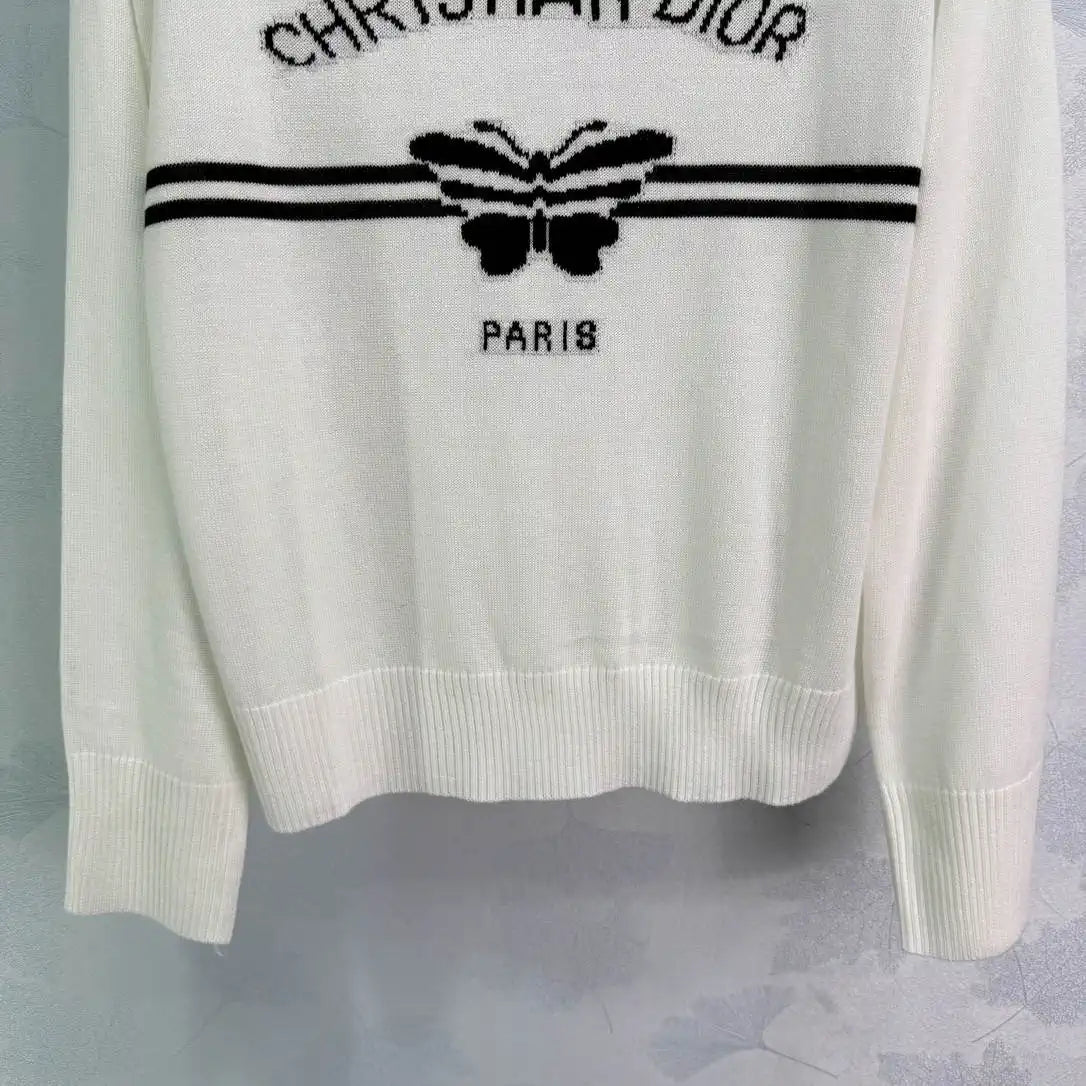 Dior Women Knitted  Butterfly  Sweater D38613