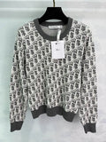 Dior Women Letter jacquard Wool Sweater D38619