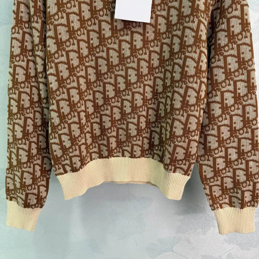 Dior Women Letter jacquard Wool Sweater D38619