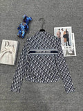 Dior Women Long-sleeved top with monogram logo D38705