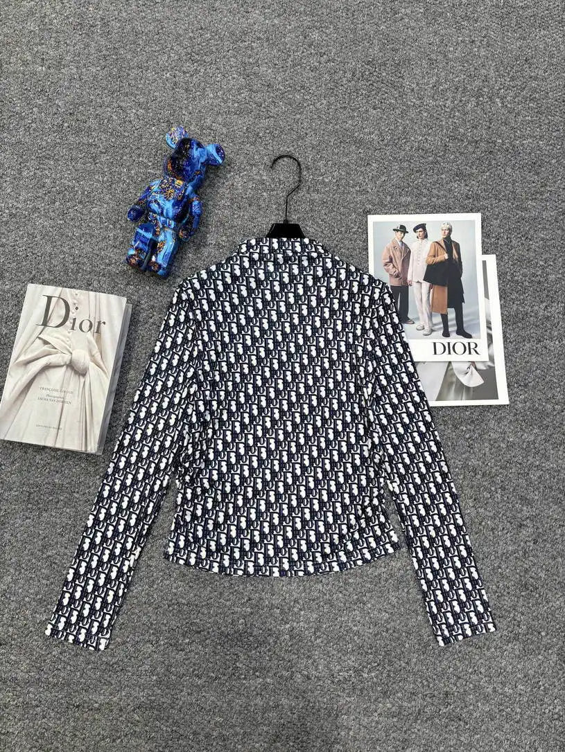 Dior Women Long-sleeved top with monogram logo D38705