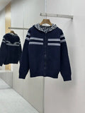 Dior Women Men 2025 Reversible Knit Cardigan cashmere Sweater D38620