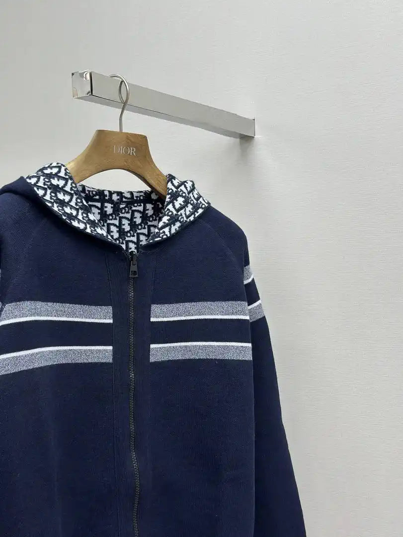 Dior Women Men 2025 Reversible Knit Cardigan cashmere Sweater D38620