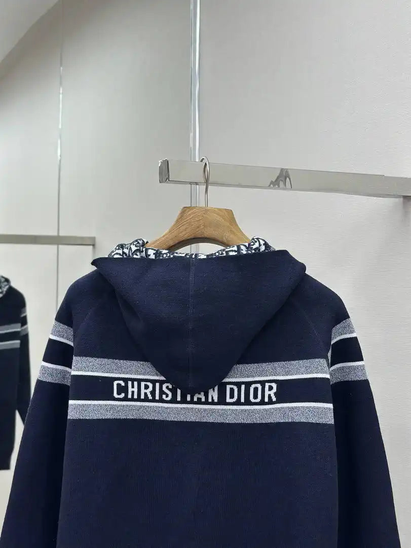 Dior Women Men 2025 Reversible Knit Cardigan cashmere Sweater D38620