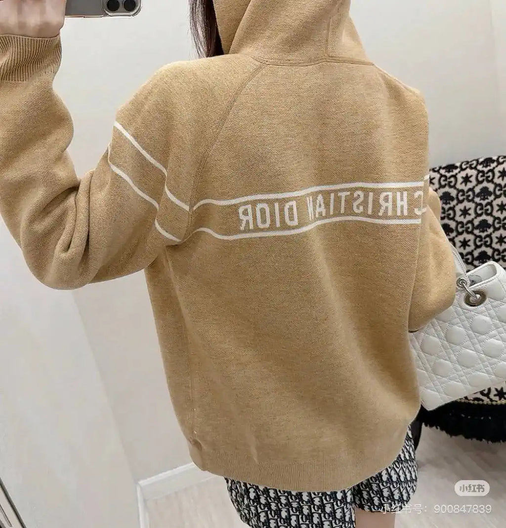 Dior Women Men 2025 Reversible Knit Cardigan cashmere Sweater D38622