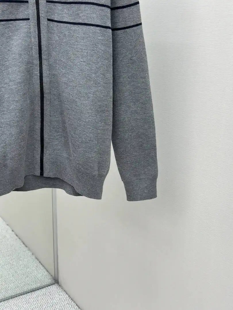 Dior Women Men 2025 Reversible Knit Cardigan cashmere Sweater D38623