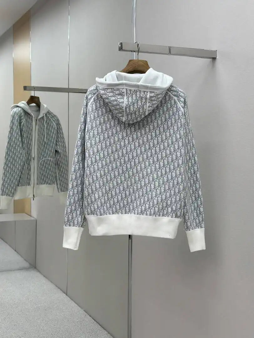 Dior Women Men 2025 Reversible Knit Cardigan cashmere Sweater D38624