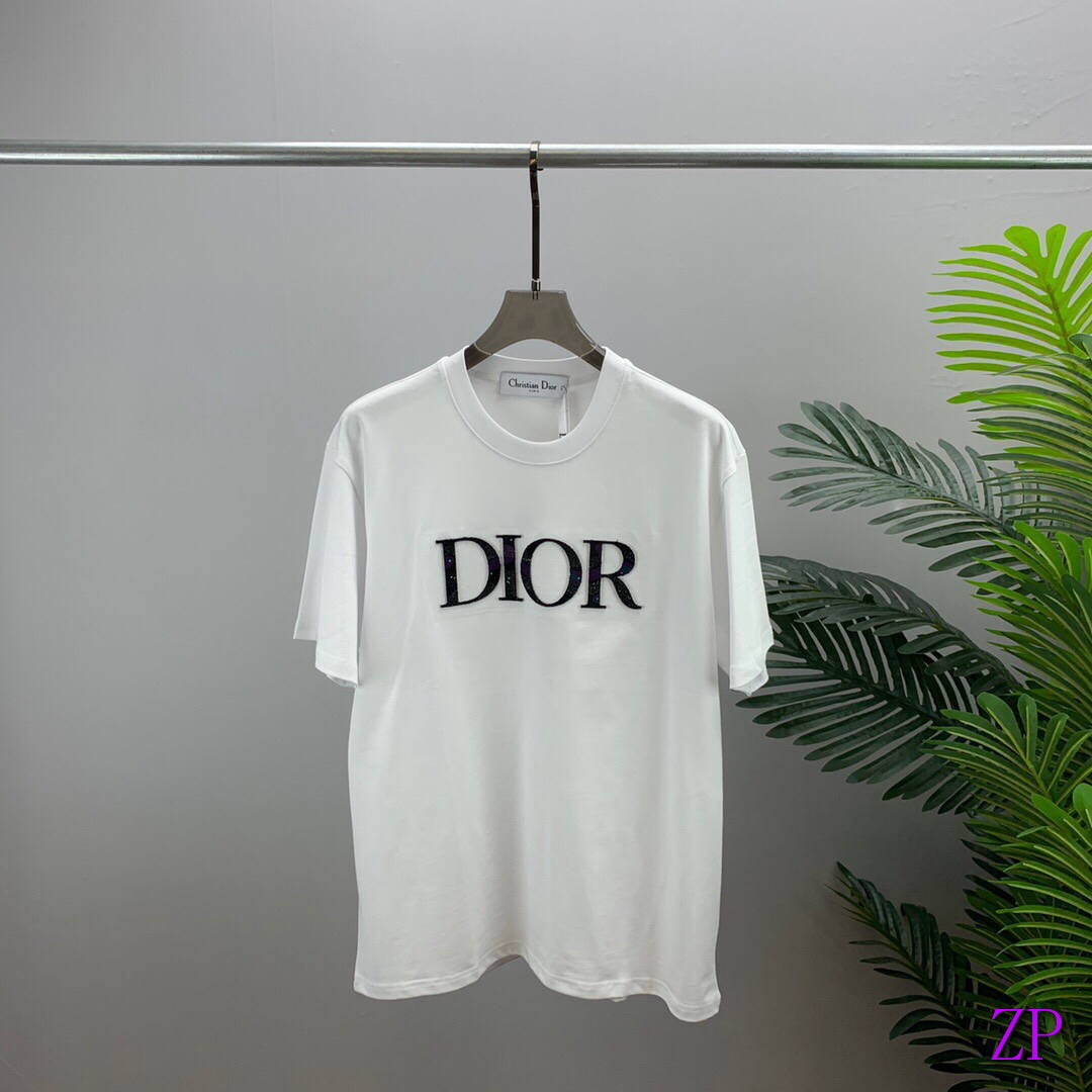 Dior Women Men T-shirts Desiger Short Sleeve Clothing D36302