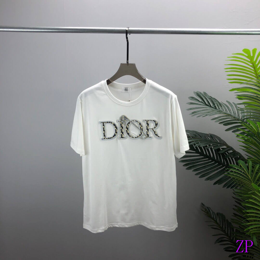Dior Women Men T-shirts Desiger Short Sleeve Clothing D36308