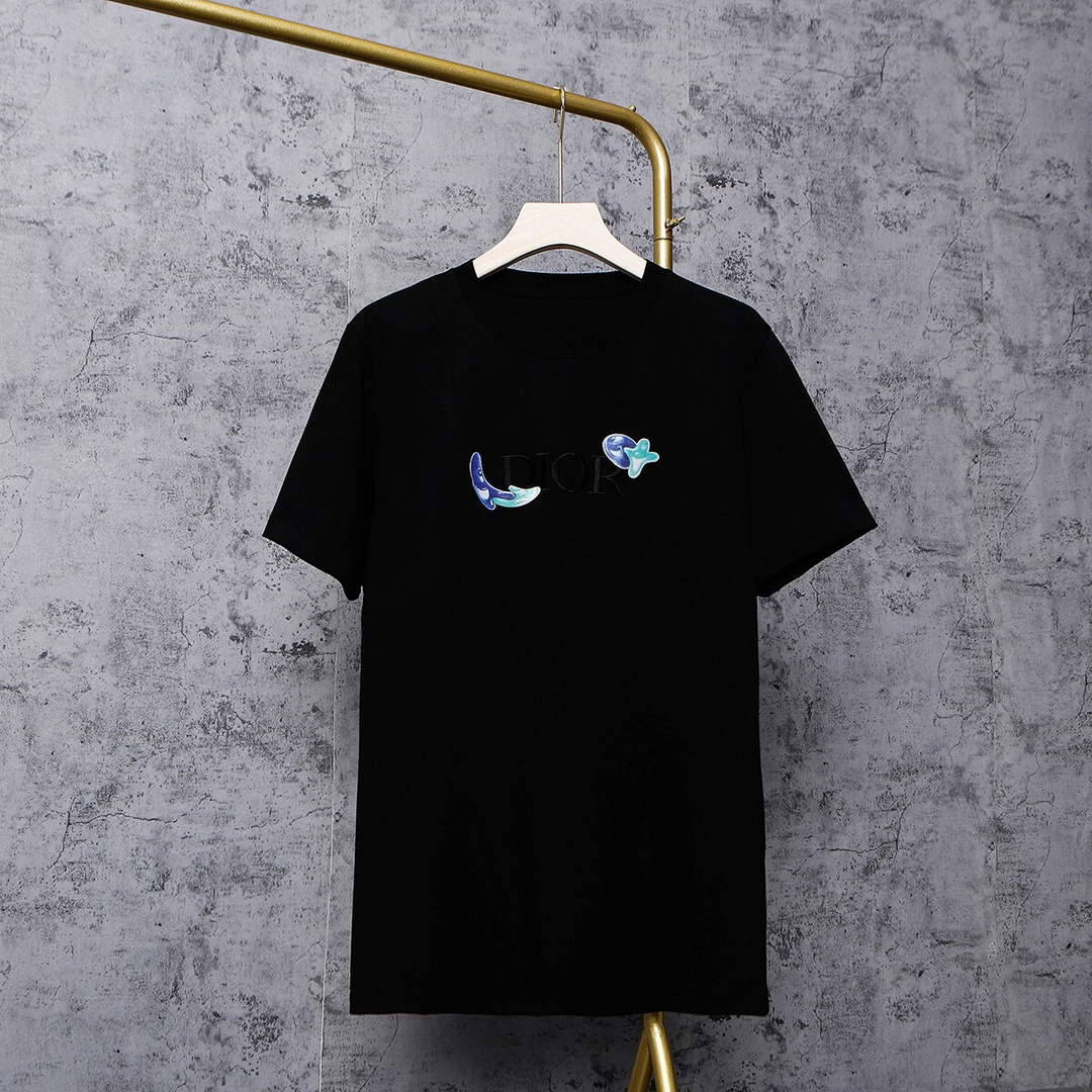 Dior Women Men T-shirts Wholesale Dior Short Sleeve Clothing D36291