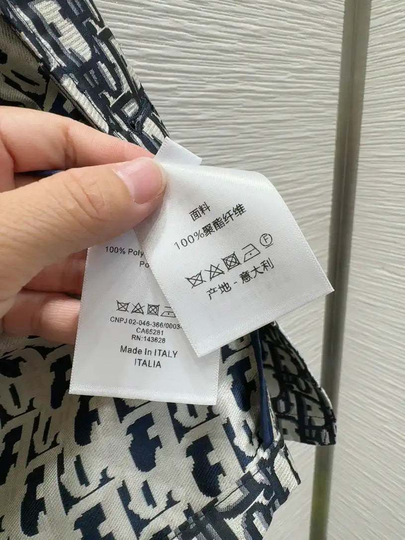 Dior Women Monograw penetration printing Coat Clothing D38691